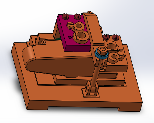 831001后托架加工工艺及钻顶面四孔夹具设计【含三维UG】